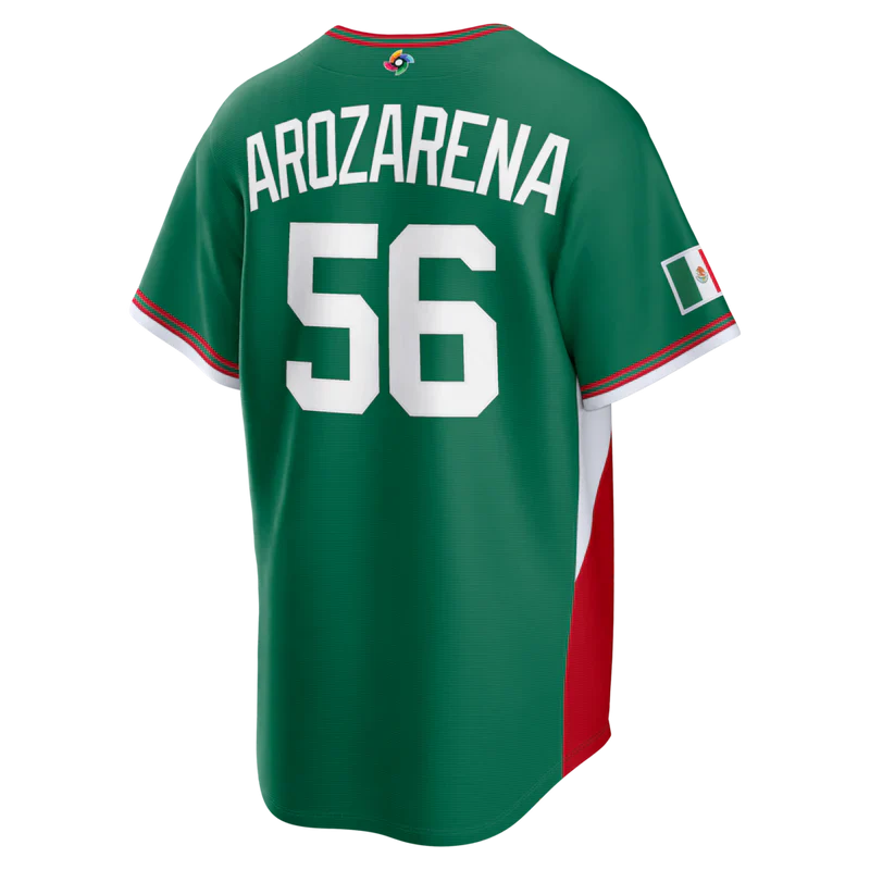 Mexico Green 2026 World Baseball Classic Home Stadium Jersey