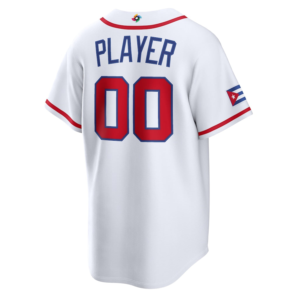 Cuba Baseball White 2026 World Baseball Classic Home Stadium Jersey
