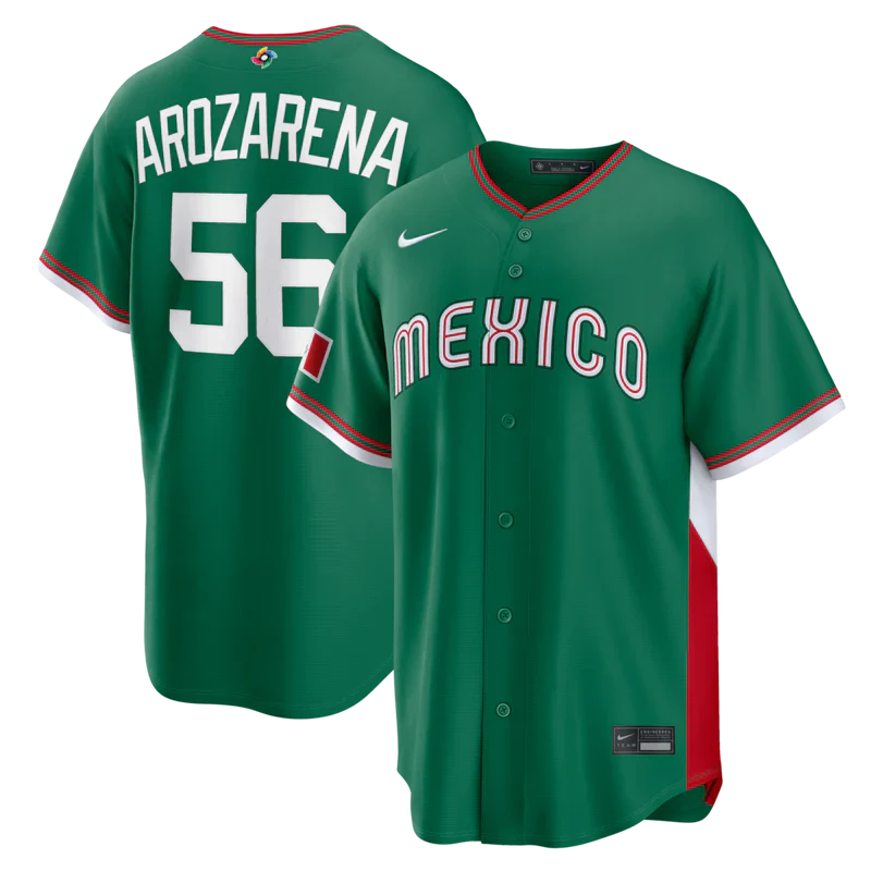 Mexico Green 2026 World Baseball Classic Home Stadium Jersey