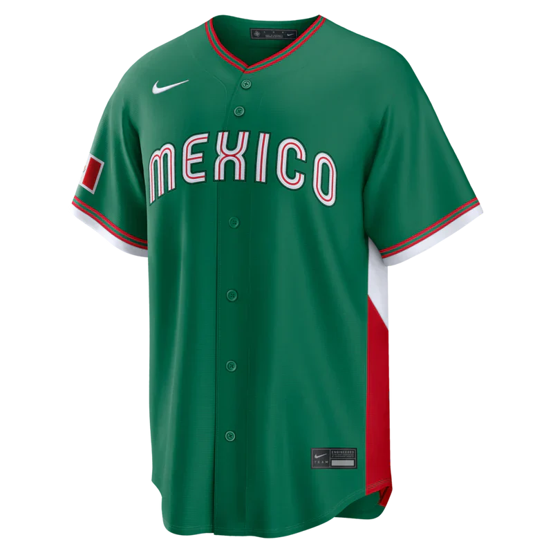 Mexico Green 2026 World Baseball Classic Home Stadium Jersey