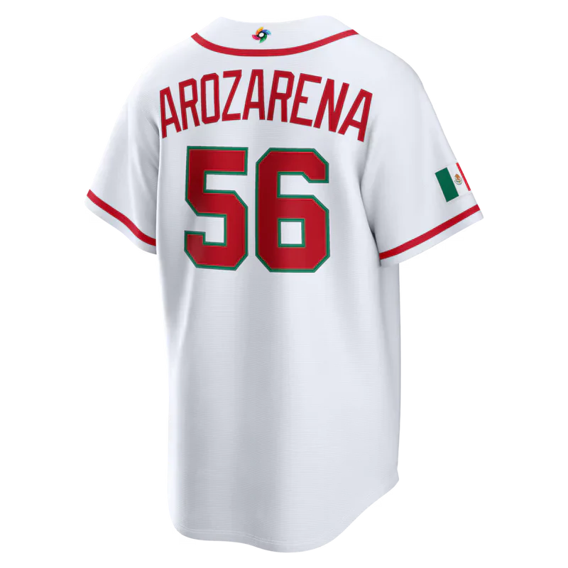 Mexico White 2026 World Baseball Classic Home Stadium Jersey