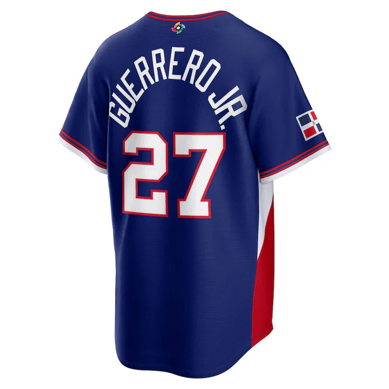 Dominican Republic Baseball Blue 2026 World Baseball Classic Home Stadium Jersey