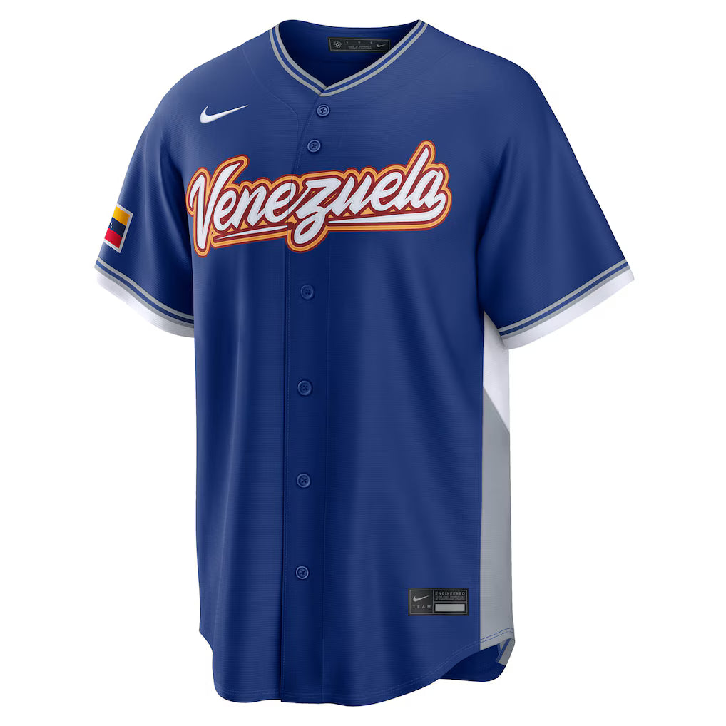 Venezuela Baseball Royal 2026 World Baseball Classic Home Stadium Jersey