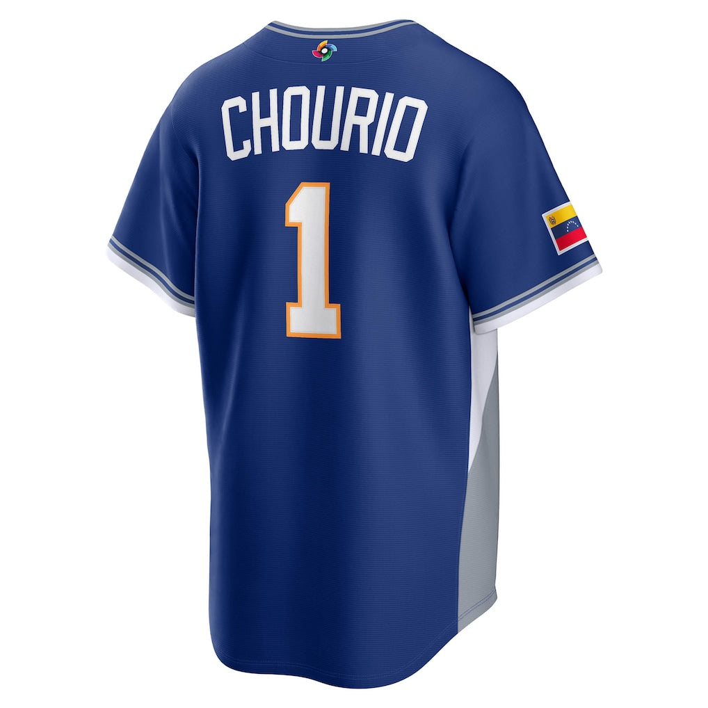 Venezuela Baseball Royal 2026 World Baseball Classic Home Stadium Jersey