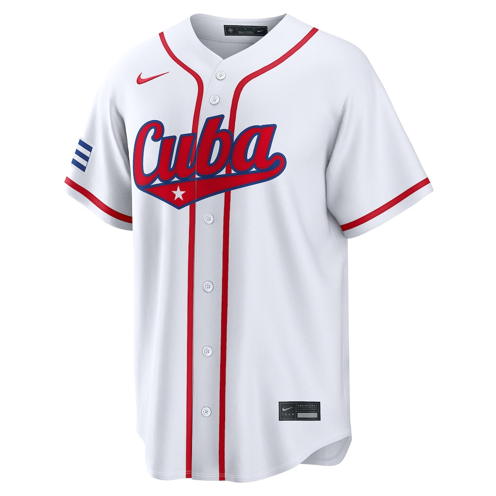 Cuba Baseball White 2026 World Baseball Classic Home Stadium Jersey