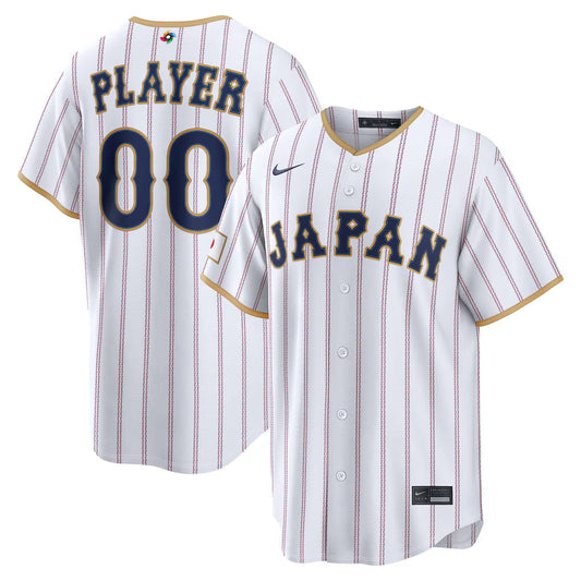 Japan Baseball White 2026 World Baseball Classic Road Stadium Jersey